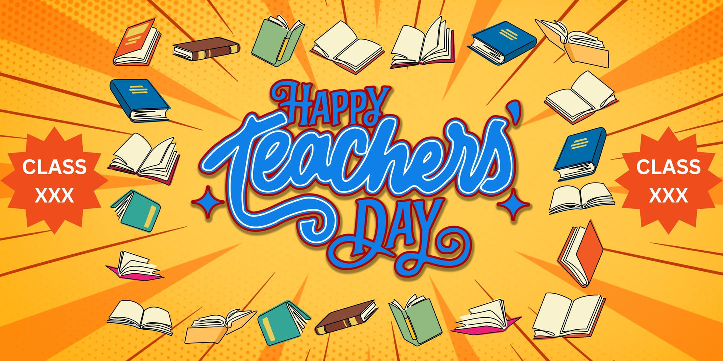 Happy Teachers' Day Banner