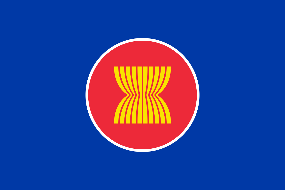 ASEAN Flags / Polyester Silk / Various Sizes