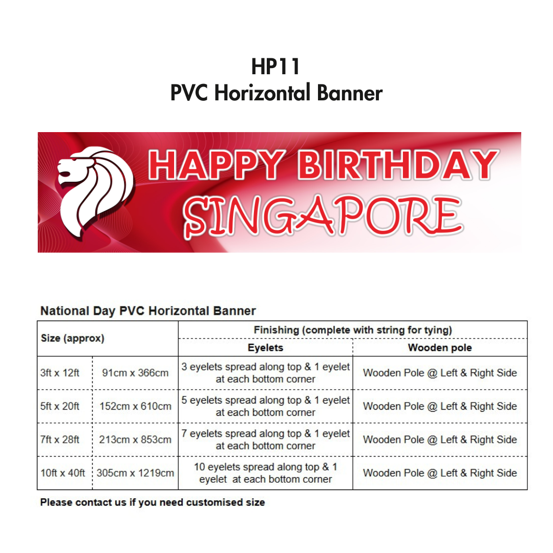 PVC Horizontal Banner