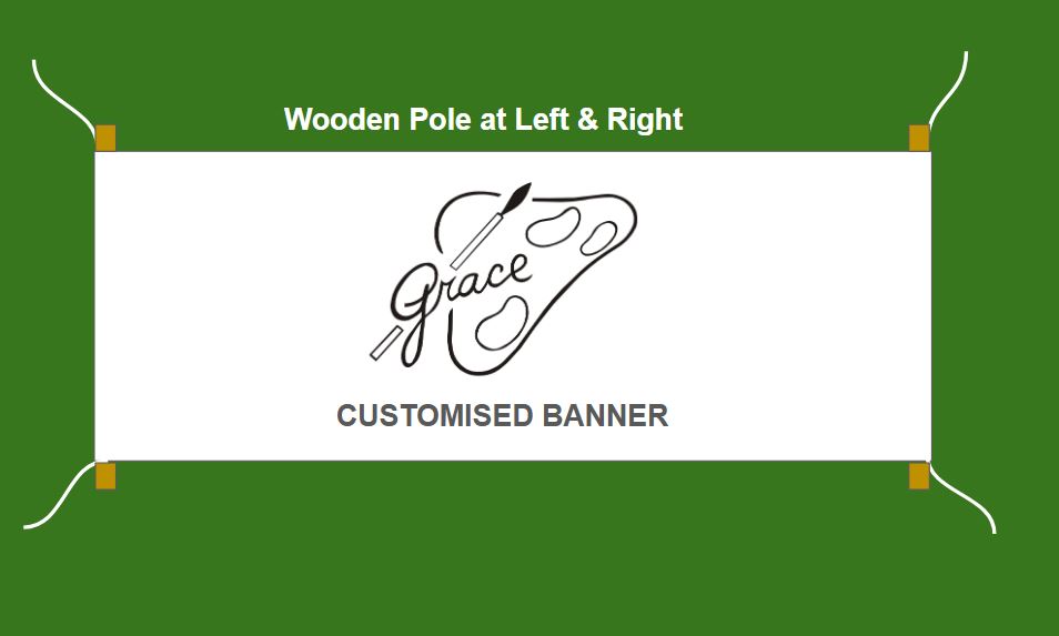 Customised PVC Celebration, Event, Occasion, Festive Banners / 90cm x 300cm (3ft x 10ft) approx