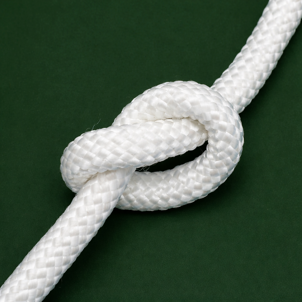White Braided Nylon Rope - 2mm, 4mm and 6mm