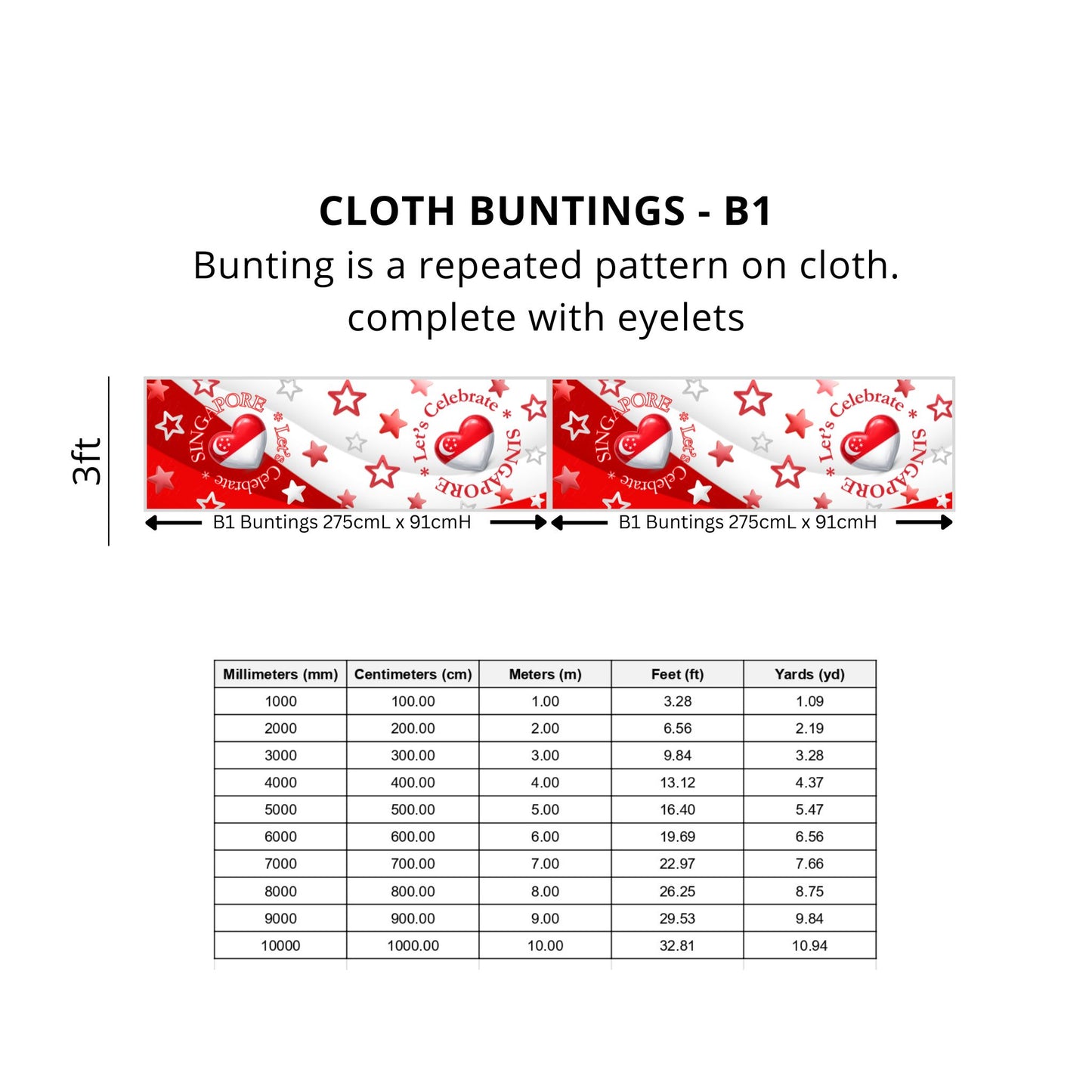 2026 NDP | Cloth Buntings