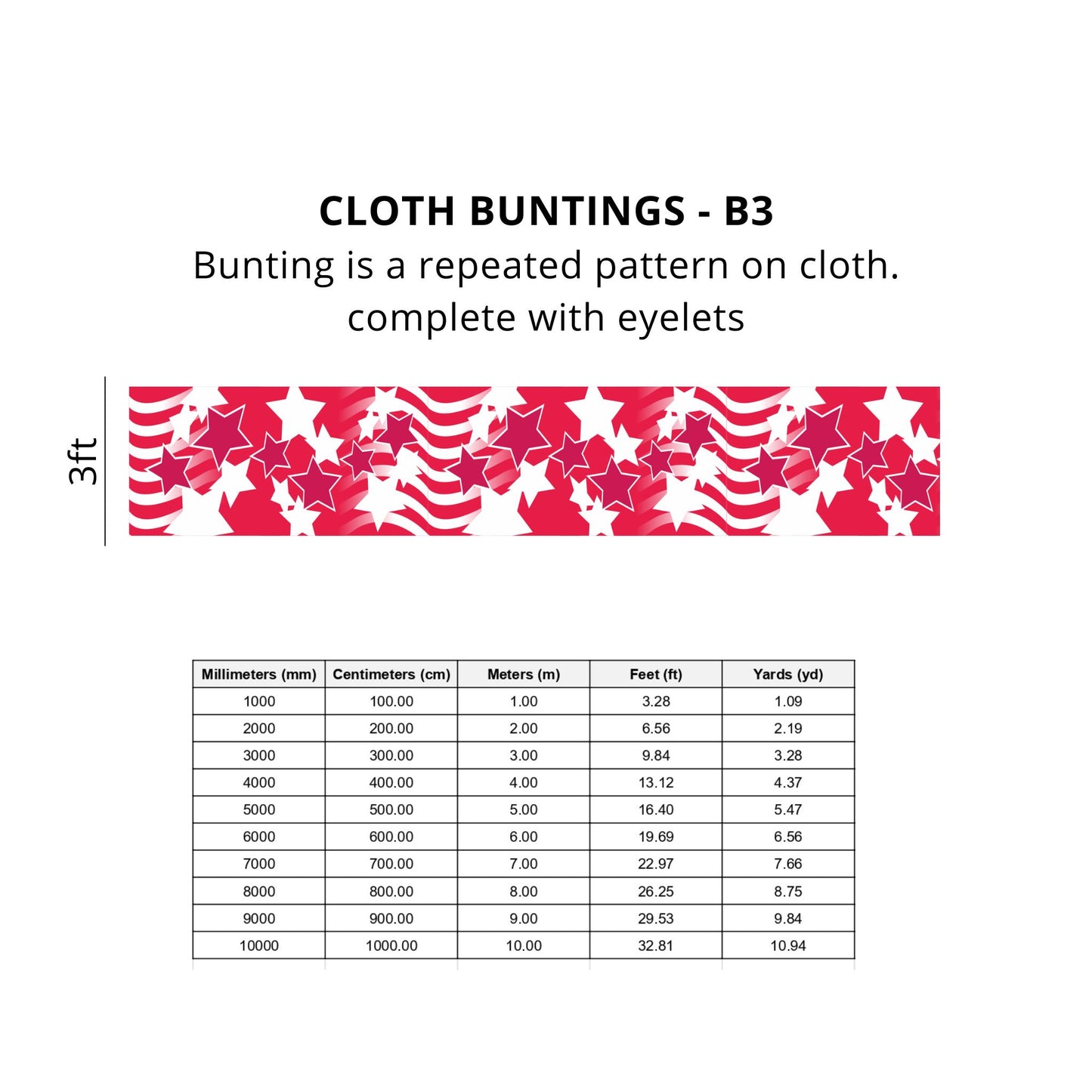 2026 NDP | Cloth Buntings