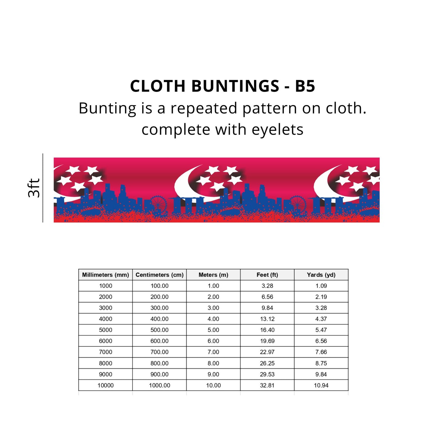 2026 NDP | Cloth Buntings