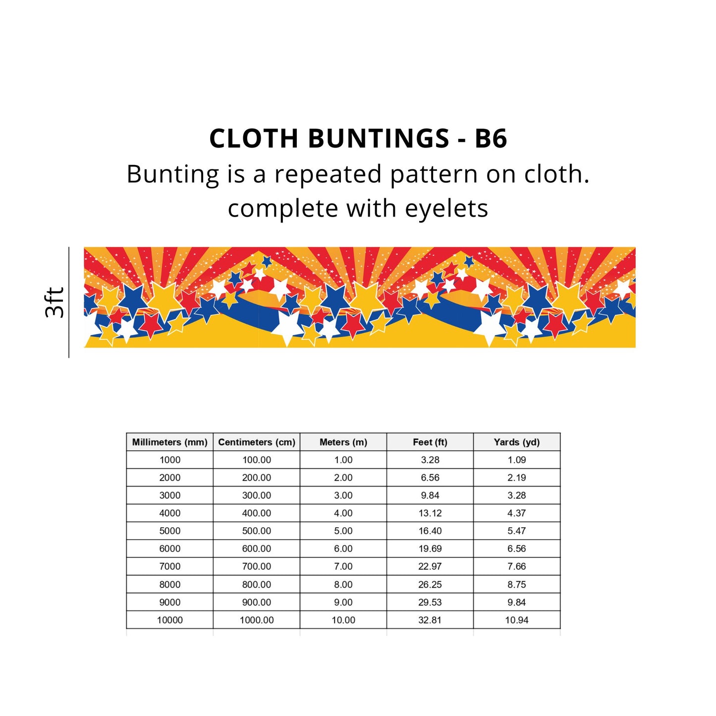 2026 NDP | Cloth Buntings
