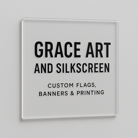 3MM THICK ACRYLIC SIGNAGE