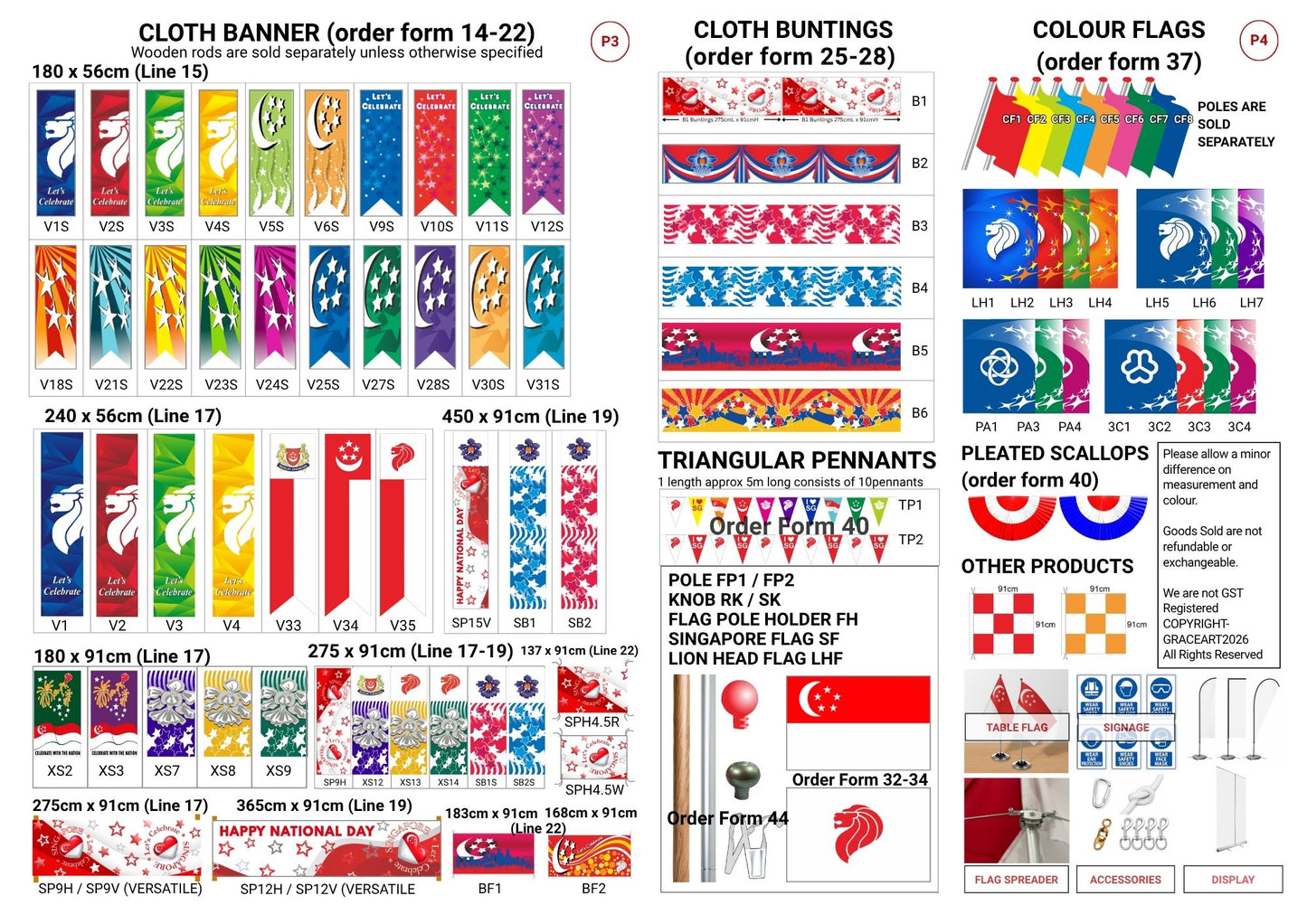2026 NDP | Cloth Buntings