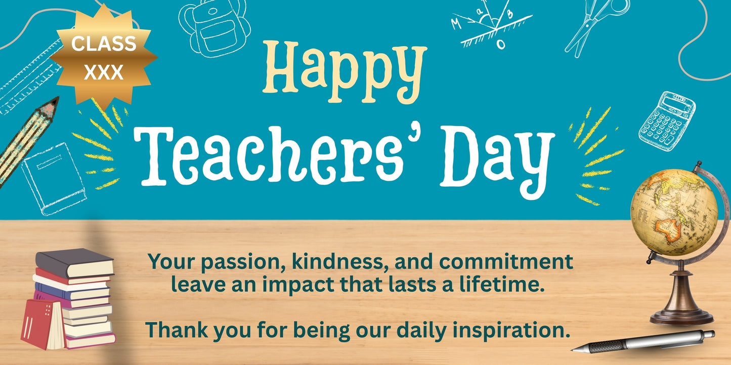 Happy Teachers' Day Banner
