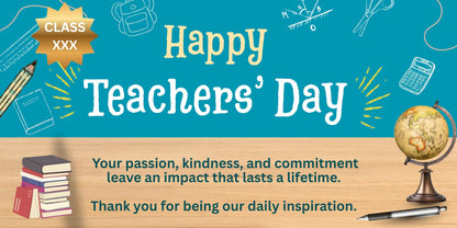 Happy Teachers' Day Banner