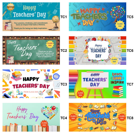 Happy Teachers' Day Banner