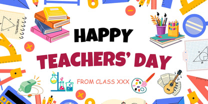 Happy Teachers' Day Banner