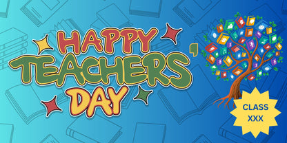 Happy Teachers' Day Banner