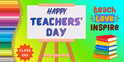 Happy Teachers' Day Banner