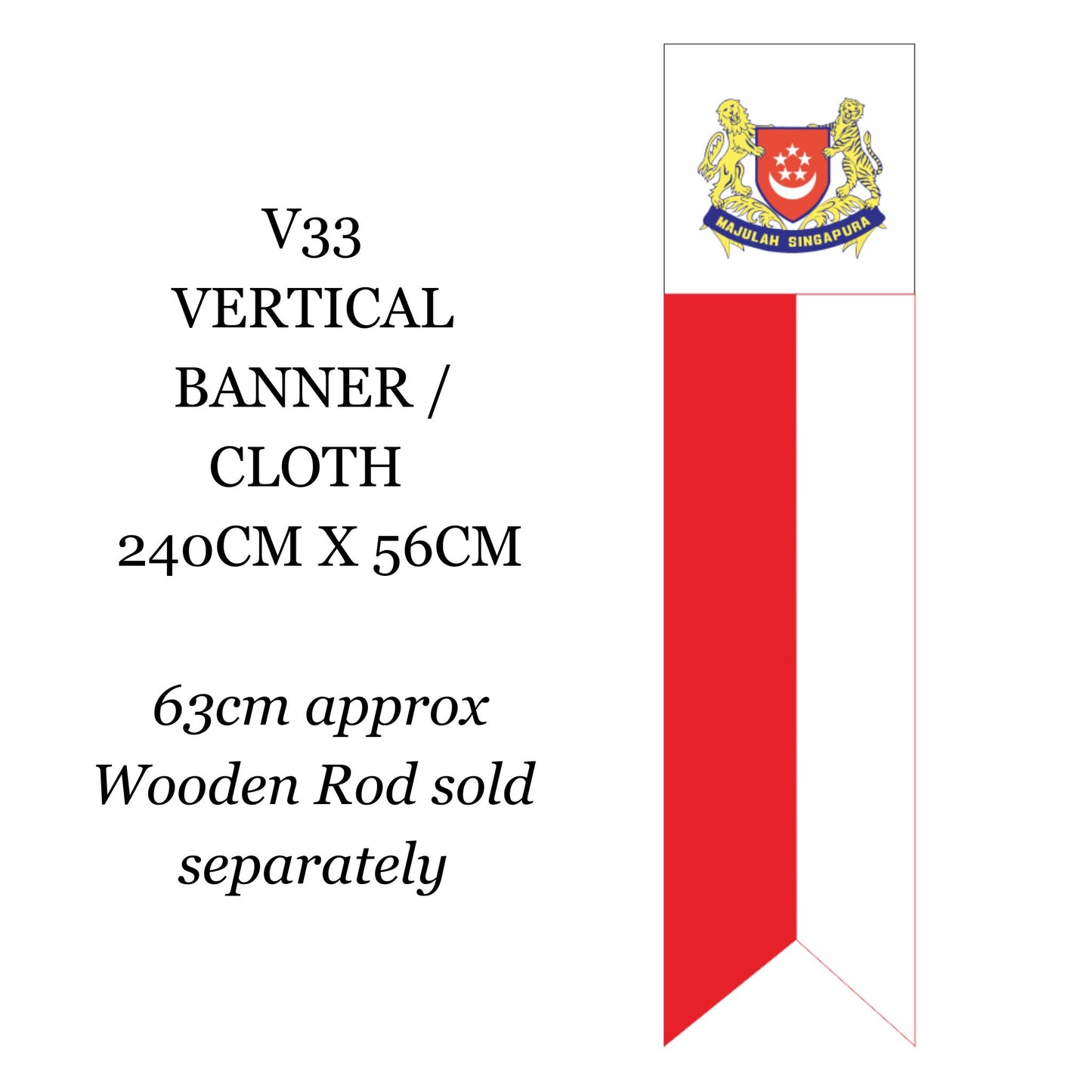 2026 NDP | VERTICAL CLOTH BANNER