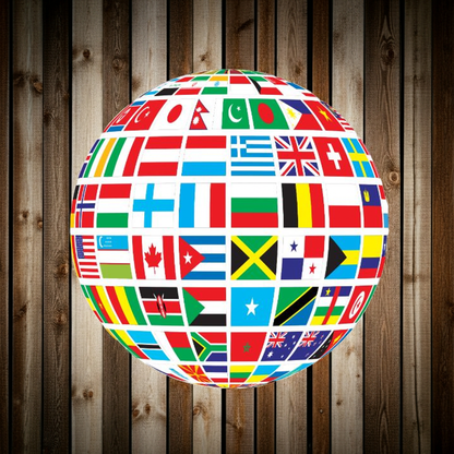 国际世界各国国旗 / 3 英尺 X 4.5 英尺（0.9144MX 1.3716 米）约 / 升降式或便携式 / 织物 / 美国、日本、韩国、澳大利亚、新西兰、加拿大、中国、英国、印度、德国、西班牙、墨西哥、新加坡、马来西亚、泰国等