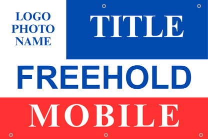 Real Estate Property Agent PVC Banners | For Sale | For Rent | For Lease | Factory, Private, HDB | Freehold